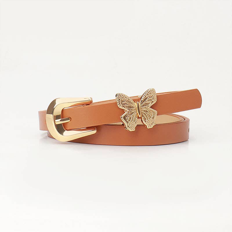Butterfly-decorated versatile dress belt