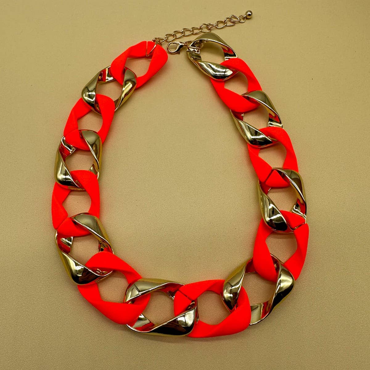 RESIN ACRYLIC HIP-HOP STYLE NECKLACE_CWMM4933