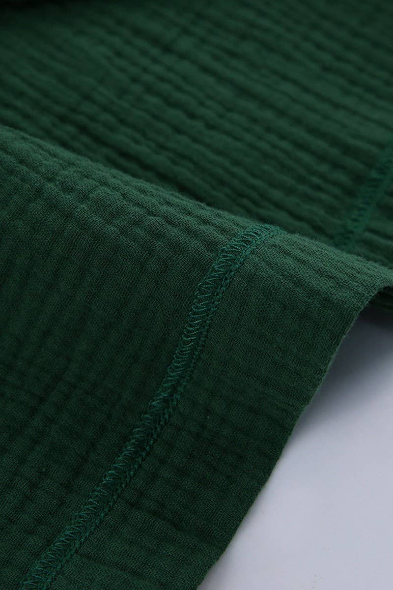 CWSPJ0081_LONG SLEEVE CARDIGAN WITH BELT PANTS PAJAMAS SET