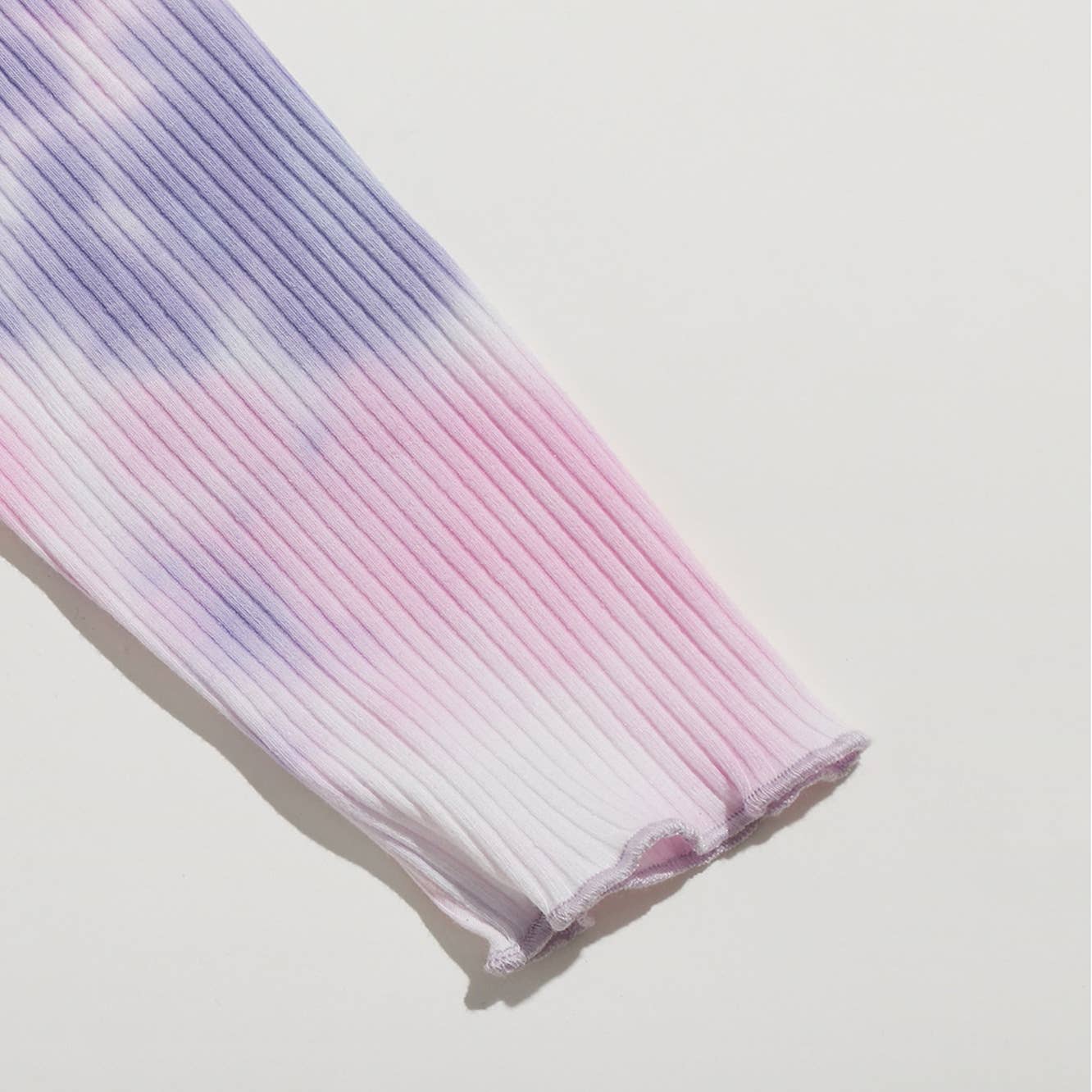 Fashion Tie-Dye Long Sleeve Cardigan Tee