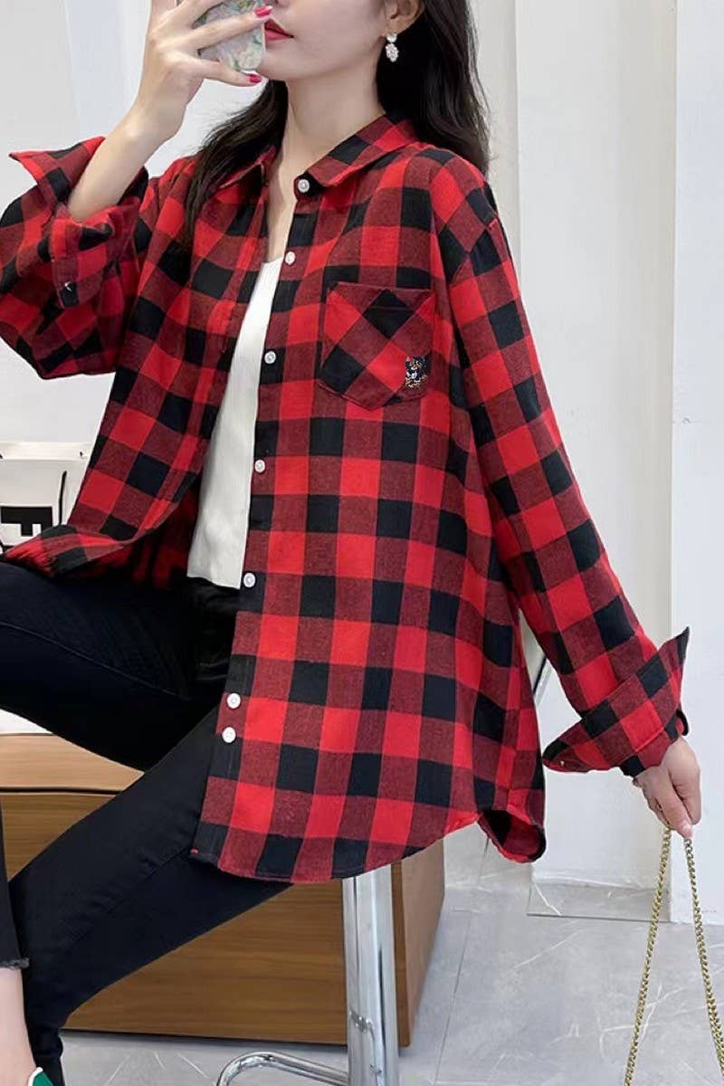 CWOCO0989_LOOSE COTTON MID-LENGTH BRUSHED SHIRT COAT