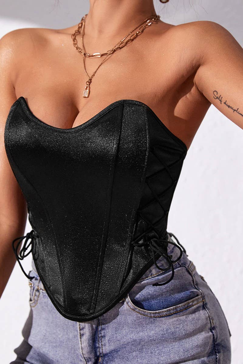 CWTTT0041_CHEST-WRAPPED OPEN BACK HERRINGBONE WAIST VEST