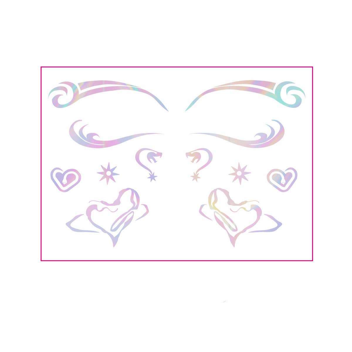 Holographic Eyeliner Tattoos ? Butterfly Makeup