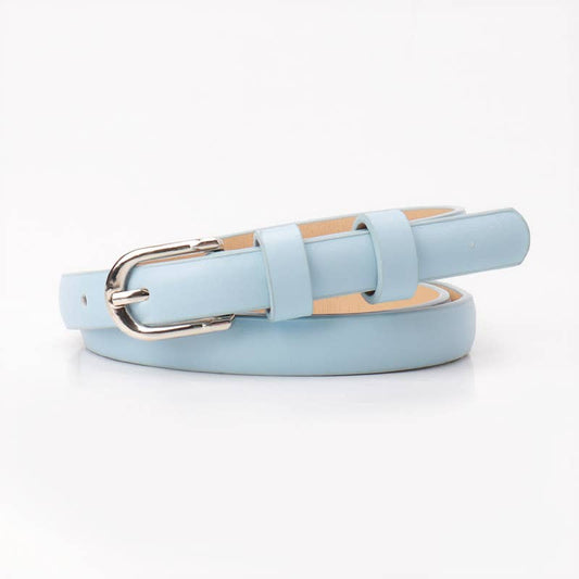 High-end minimalist alloy pin buckle belt