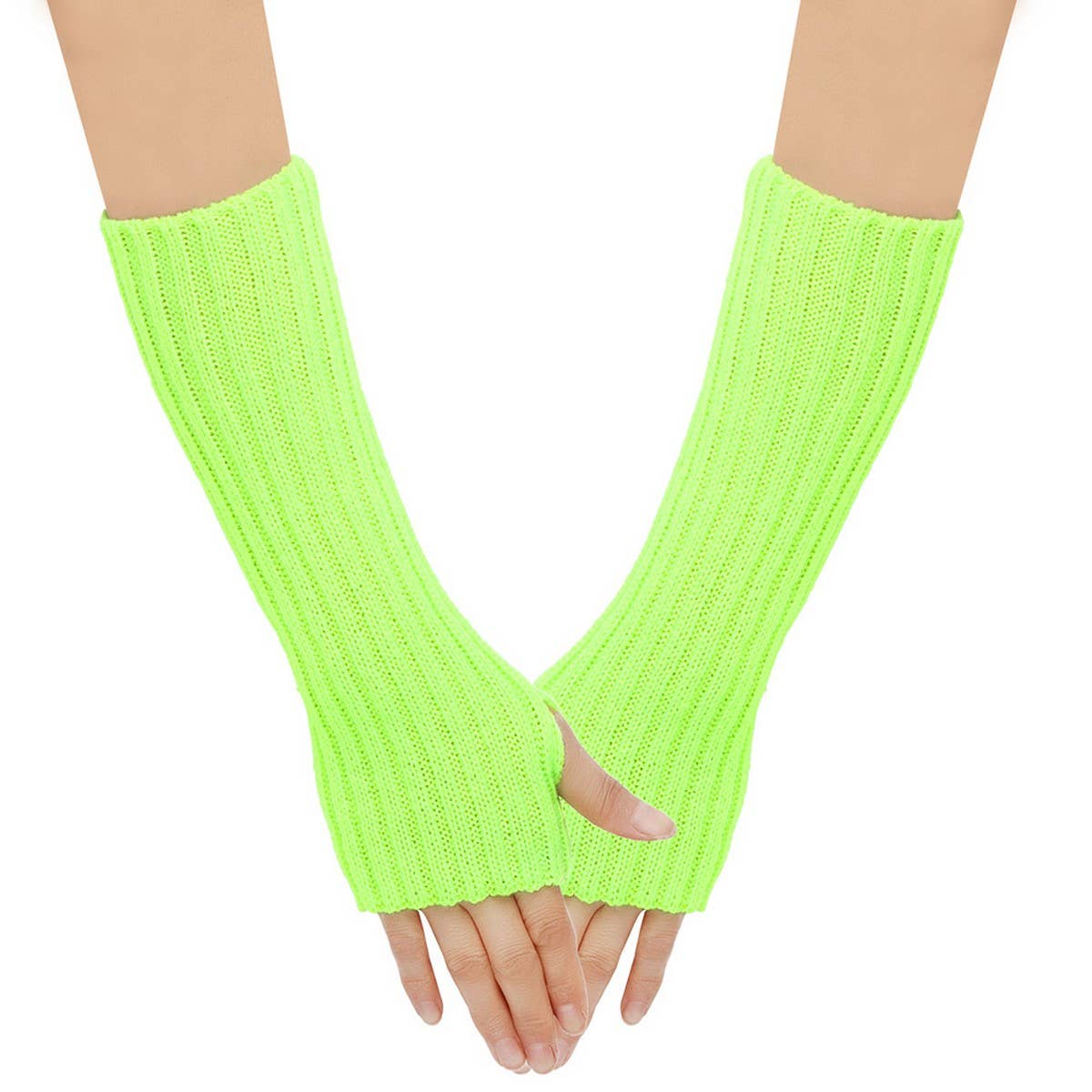 CWMM10077_KNIT FINGERLESS ARM WARMERS WOMEN