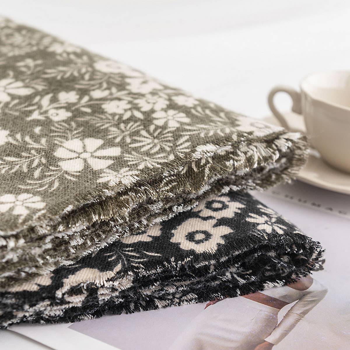 Vintage Knit Scarf - Fall/Winter Couples Wrap