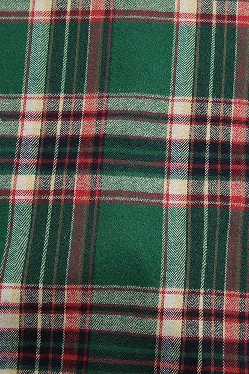 CWTBLL00628_RETRO LONG-SLEEVED CASUAL LOOSE PLAID SHIRT