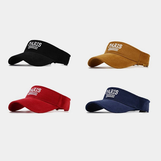 PARIS Embroidered Visor Hat -Summer Baseball Cap_CWAH3302