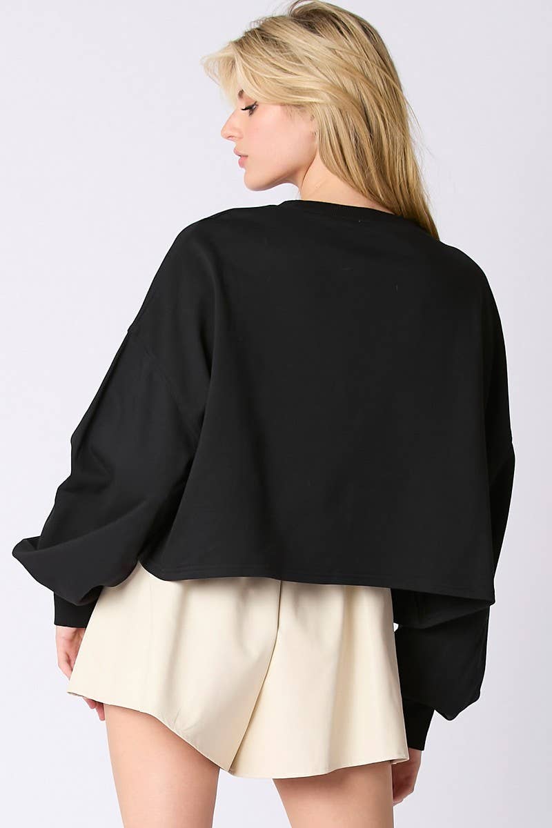 CWTBLL01277_HALLOWEEN CANDY SEQUIN PULLOVER SWEATSHIRT