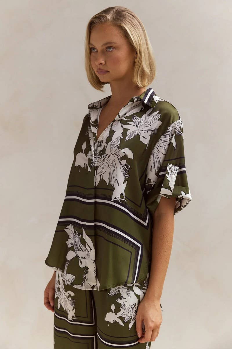 CWSS1205_SUMMER HOME WEAR FASHION CASUAL SUIT