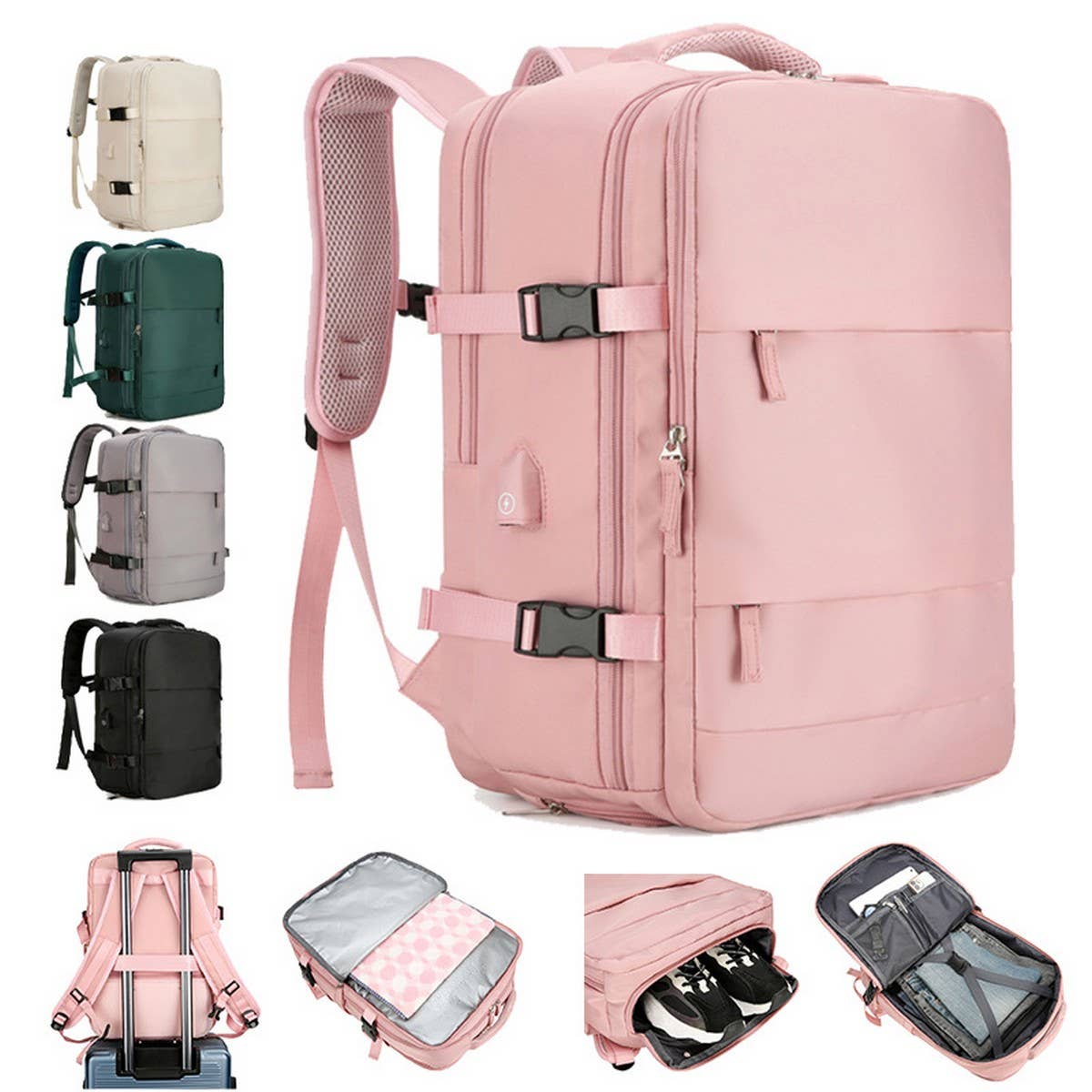 Large Waterproof Travel Backpack for Business_CWAB5418