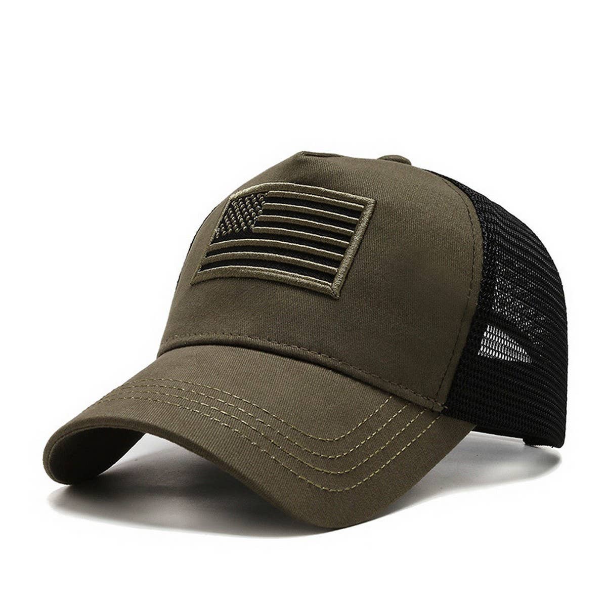 SUMMER MESH HAT EMBROIDERED BASEBALL CAP_CWAH0947