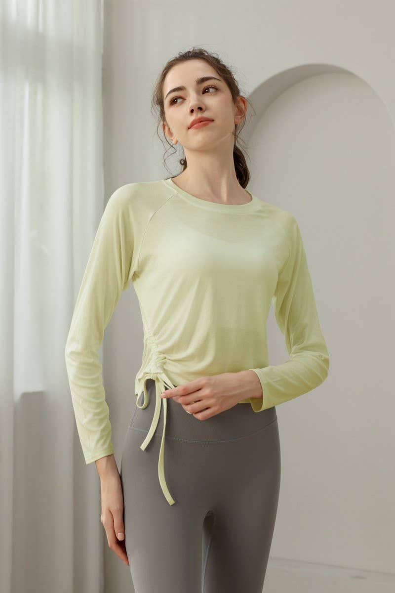 CWTBLL3631_NEW STYLE SPORTS SLIM YOGA TOPS