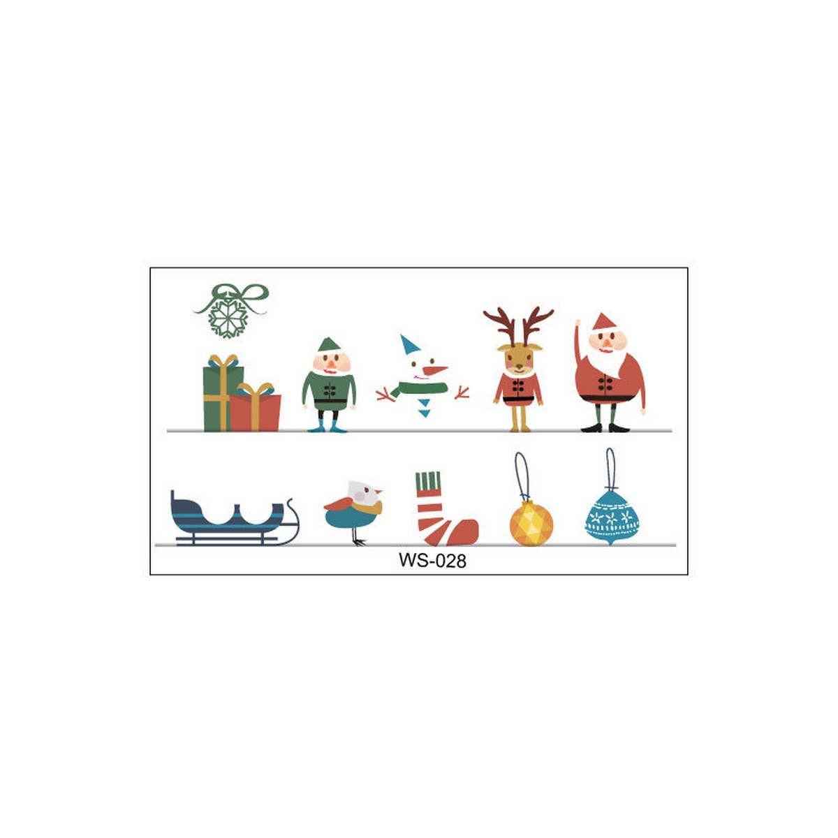Christmas Candle Tattoos for Kids & Parties