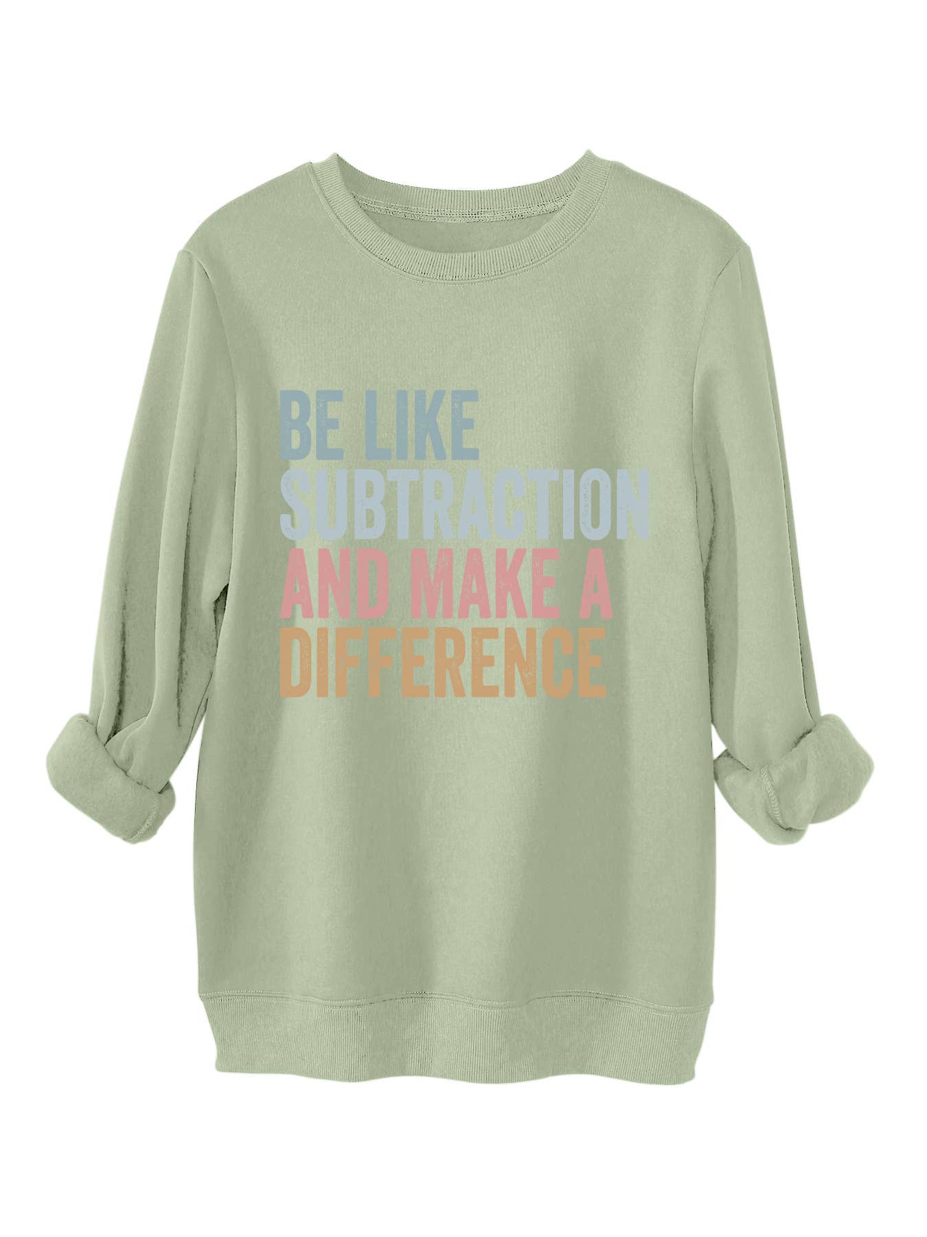Be like subtraction printed thickened hoodie