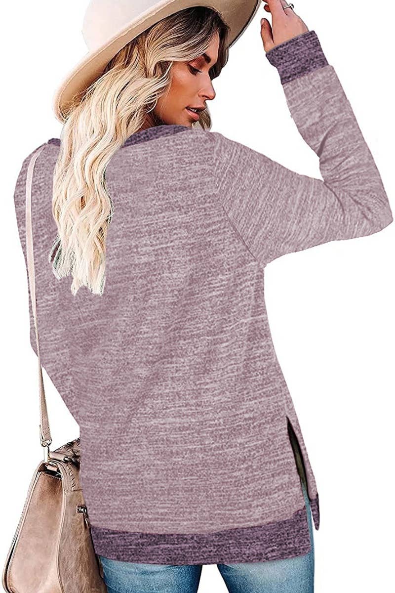 CWTBLL1889_CREW-NECK LONG-SLEEVED JUMPER WITH A SLIT