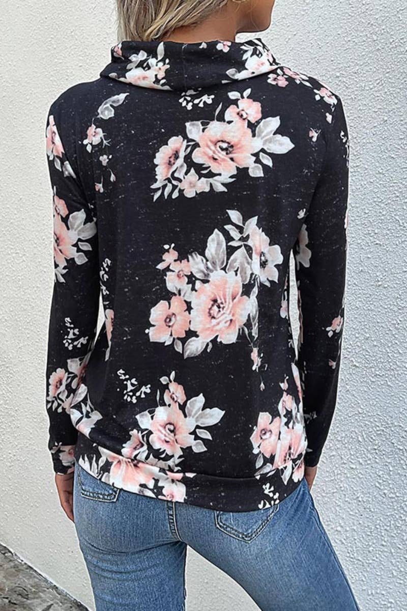 CWOHOL1015_PULLOVER PRINTED PILE NECK LONG-SLEEVED TOP