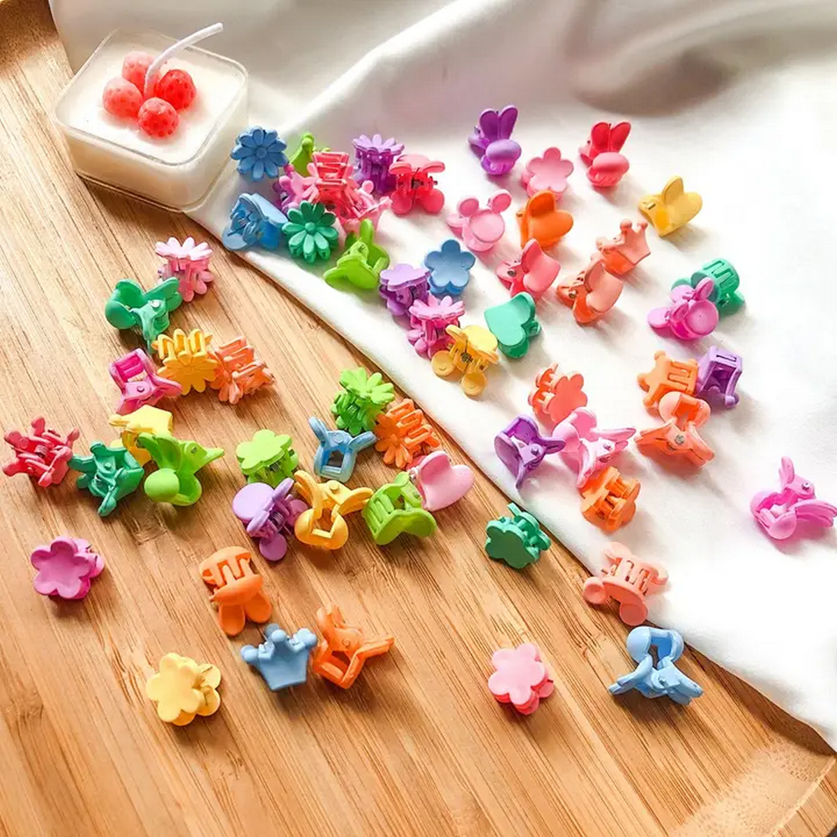 10pcs Mini Hair Claw Set - Candy Color Cute Clips_CWAHA0716