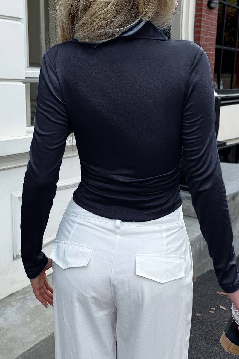 CWTBLL01050_COMMUTING SOLID COLOR LONG-SLEEVED T-SHIRT