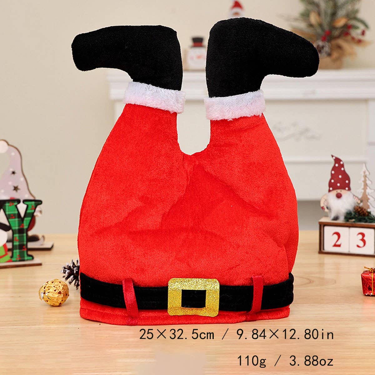 CWAH04588_FUNNY ELF PANTS LEG HAT FOR CHRISTMAS PARTY DECOR
