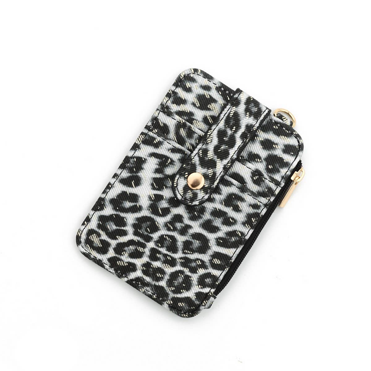 Leopard Mini Wallet PU Leather Card Coin Purse_CUAB00441