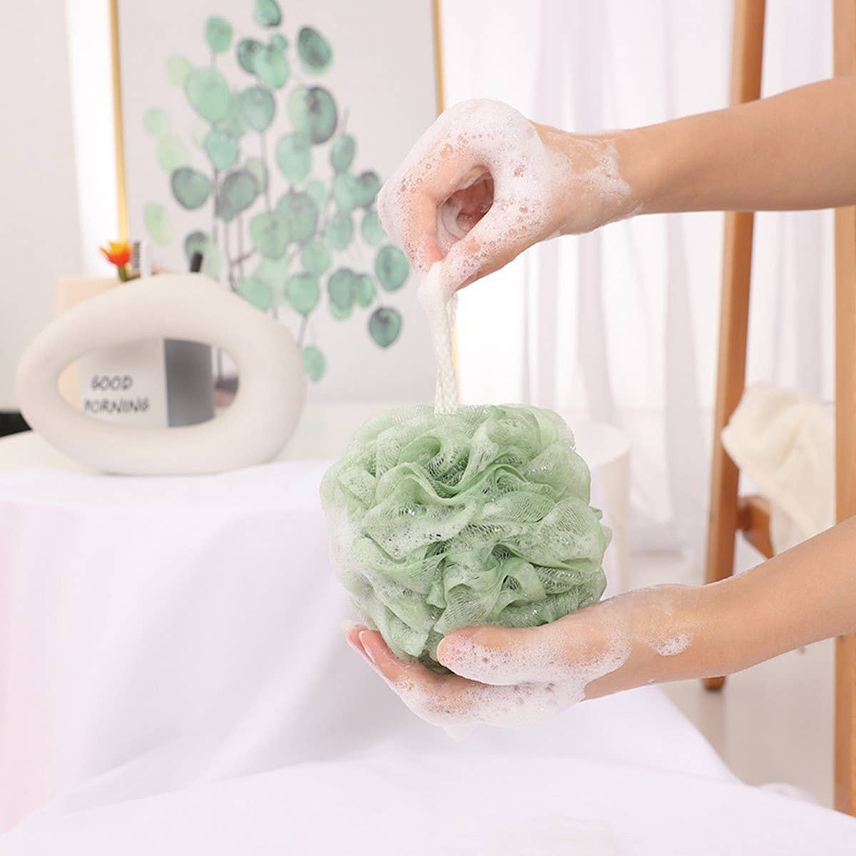 BATH POUF LARGE 50G SOFT AND NON-FRAGILE BATH POUF_CWMM3381