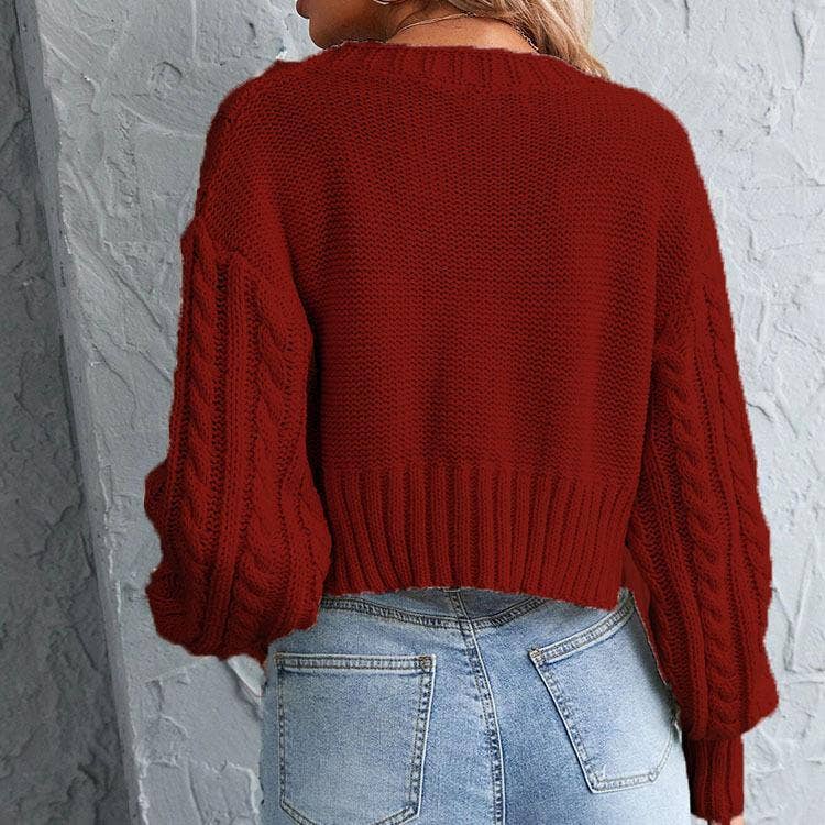 BUTTON SLIM SOLID COLOR TWO-PIECE SET