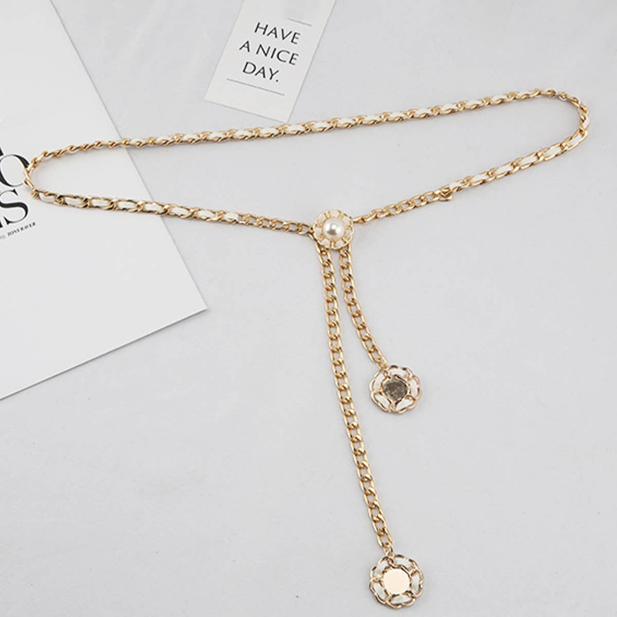 CWABE0969_FASHION DECORATION WITH SKIRT WAIST CHAIN BELT