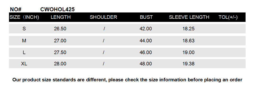 CWOHOL425_3/4 SLEEVE HOODIE SWEATSHIRT WITH KANGAROO POCKET