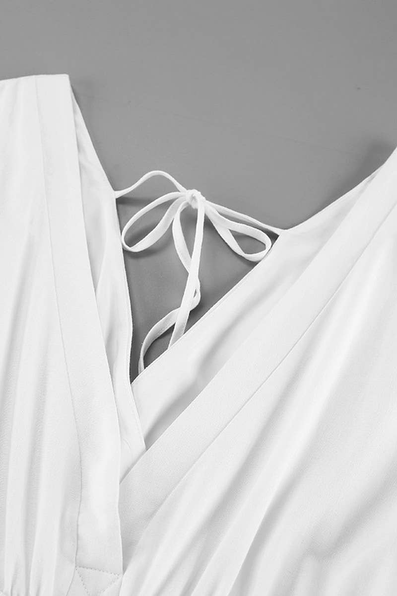 CWSPJ0201_COTTON AND LINEN TRUMPET SLEEVE HOME NIGHTDRESS