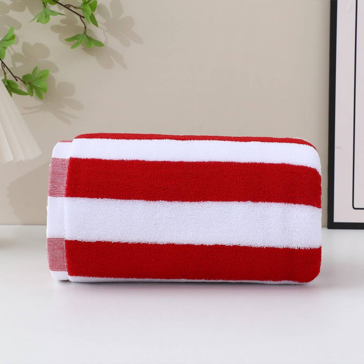 Large Cotton Beach Towel ??Bold Stripe Design_CWMM7604