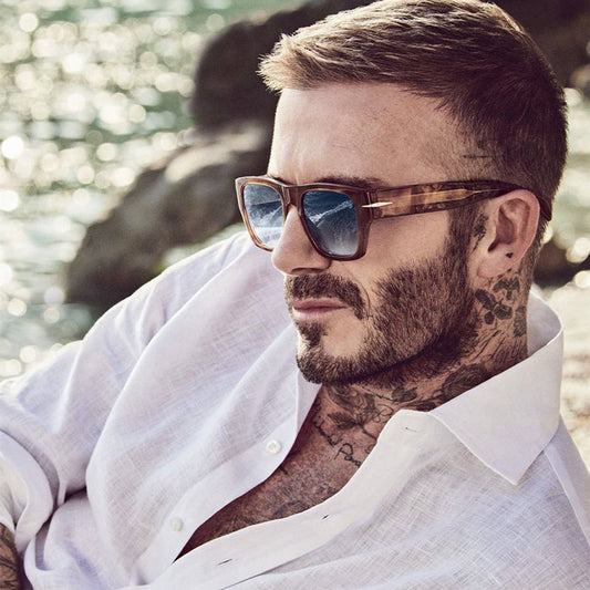 RETRO SUNGLASSES FASHION SQUARE FRAME SUNGLASSES