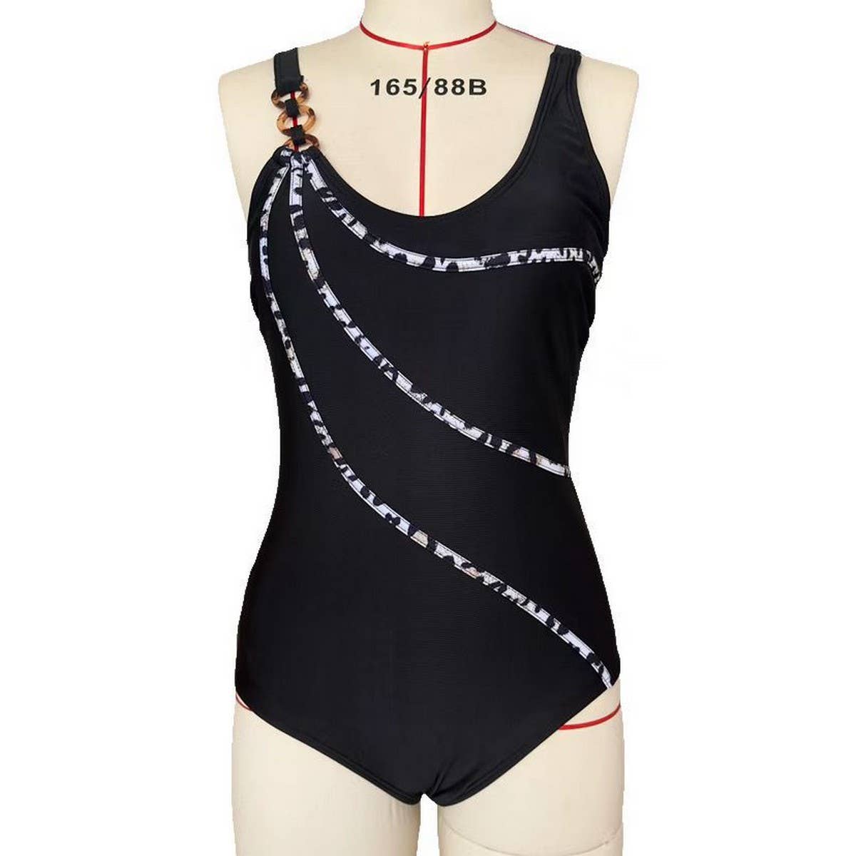 ADJUSTABLE SWIMSUIT WITH CIRCULAR SHOULDER STRAPS_CWMW0163