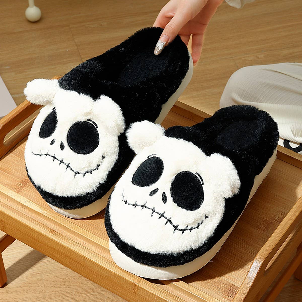 HALLOWEEN SLIPPERS CARTOON ANIMAL HOUSE SLIPPERS