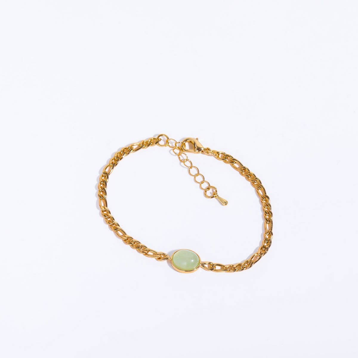 Vintage Green Aventurine Natural Stone Necklace