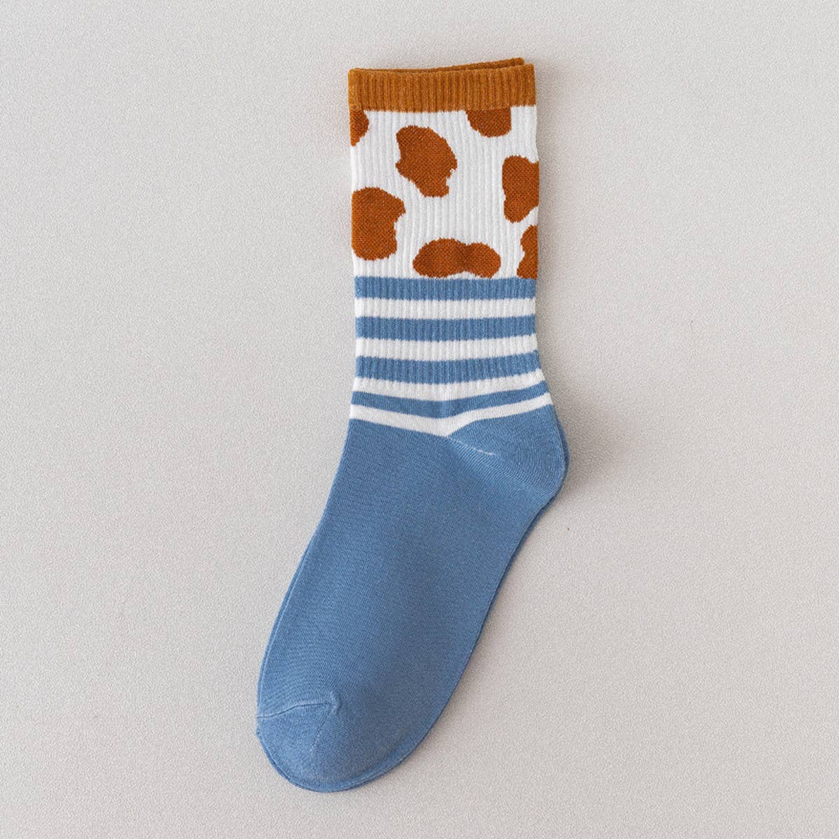 NEW CUTE BLUE PLAID SOCKS