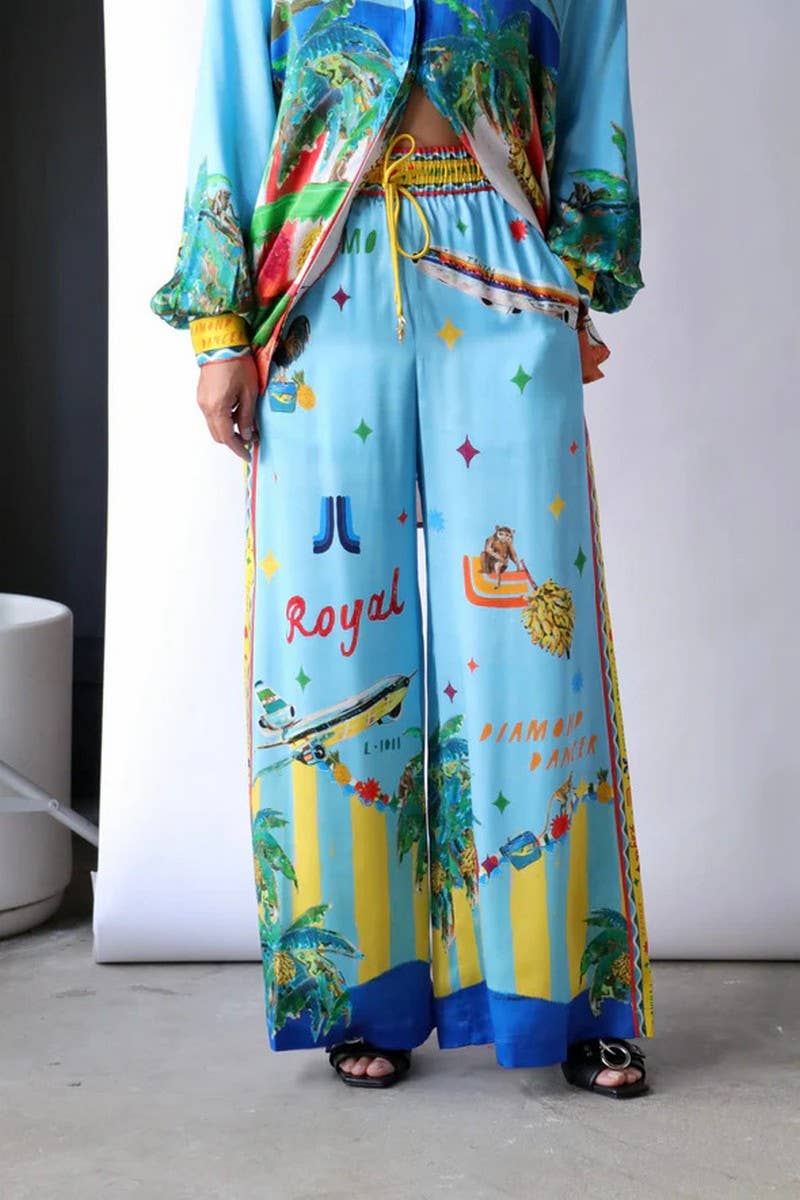 CWSS1233_FASHION PERSONALITY LOOSE CASUAL TWO-PIECE