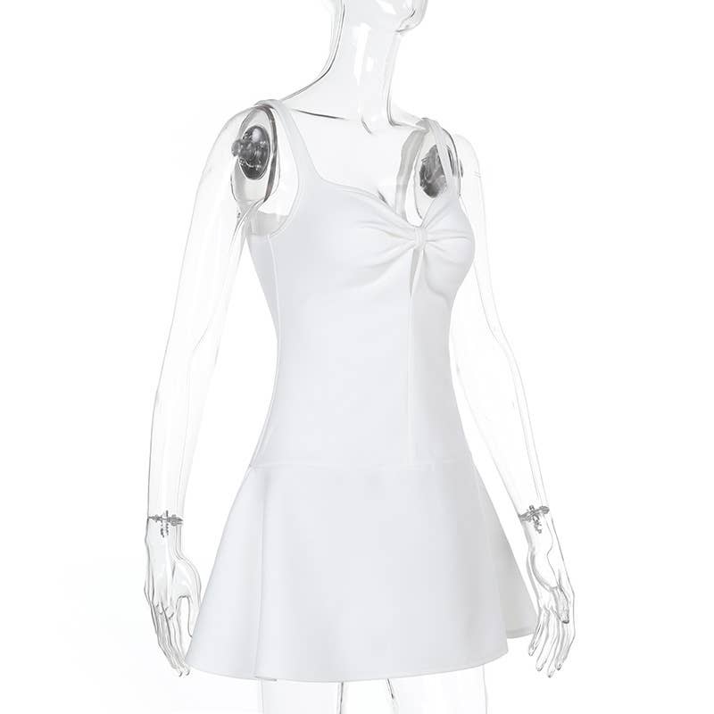 Elegant A-Line French Style Slip Dress