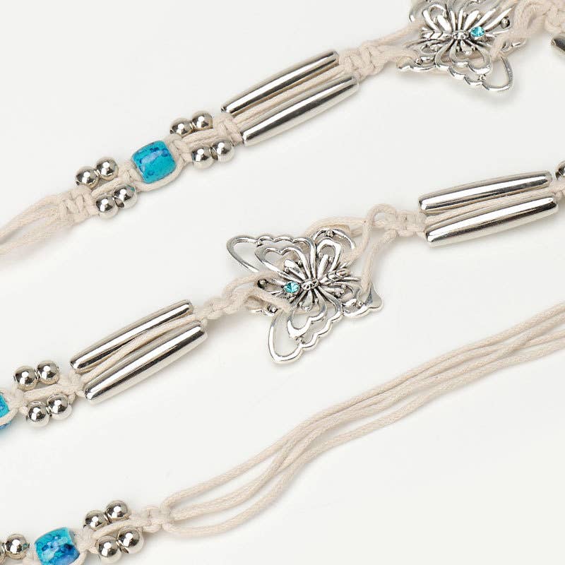 Bohemian ethnic ornaments with a waist chain