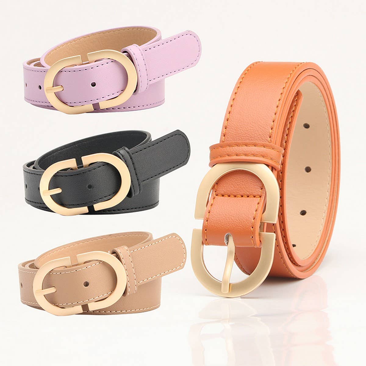 CLASSIC SIMPLE THIN BELTS FOR CLOTHING MATCHING_CWABE0393