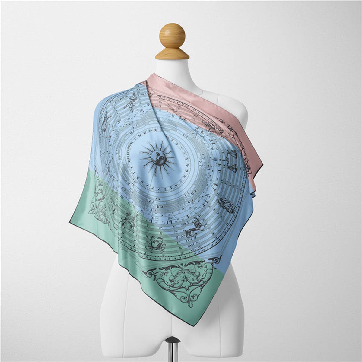 Print Scarf-Versatile Square for Mother's Day Gift_CWASC0663