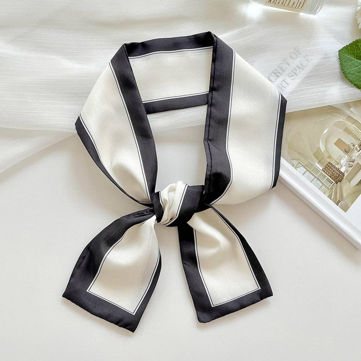 Long Thin Ribbon Scarf ? Ponytail, Neck, or Purse