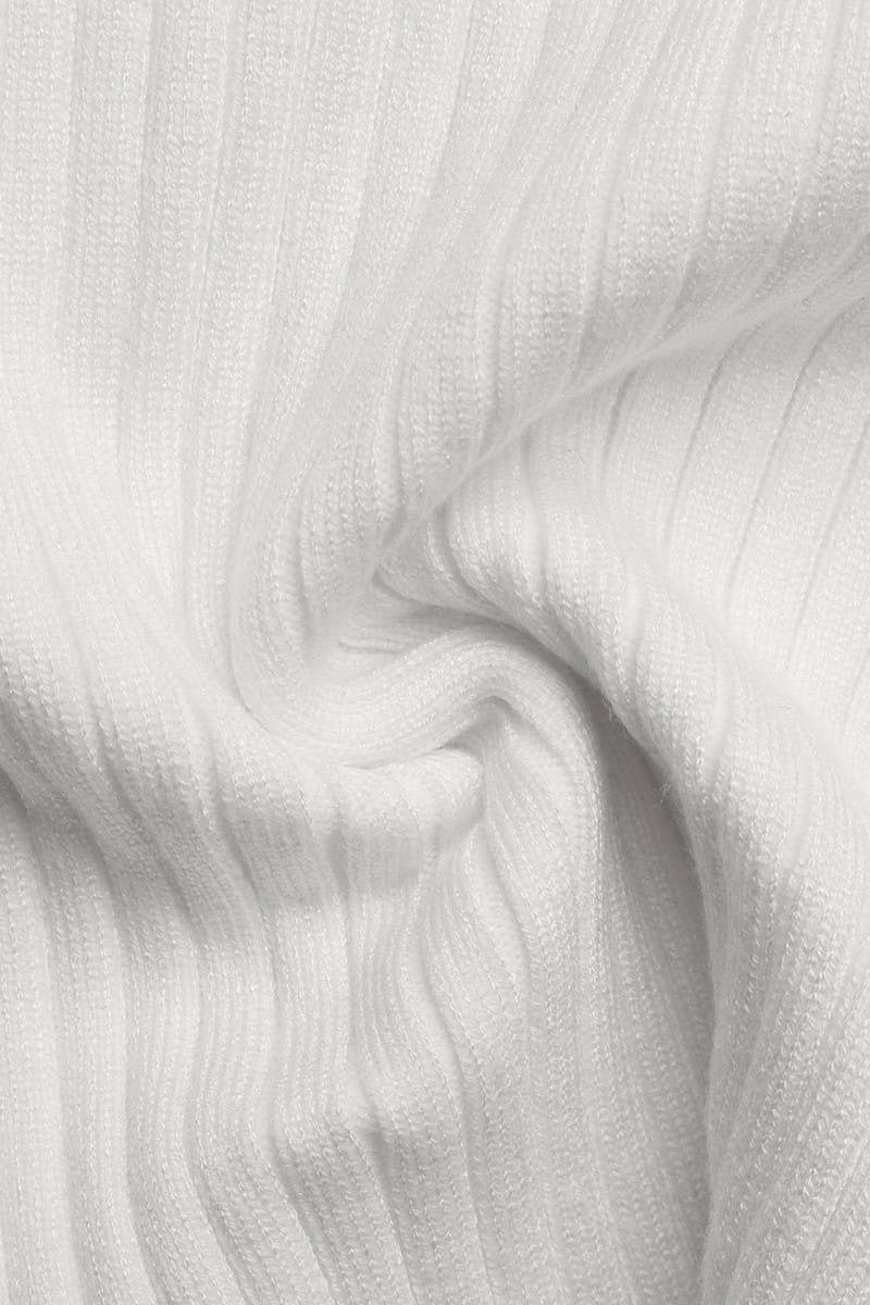 CWOSWL6758_OFF-THE-SHOULDER LONG-SLEEVED KNITTED SWEATER