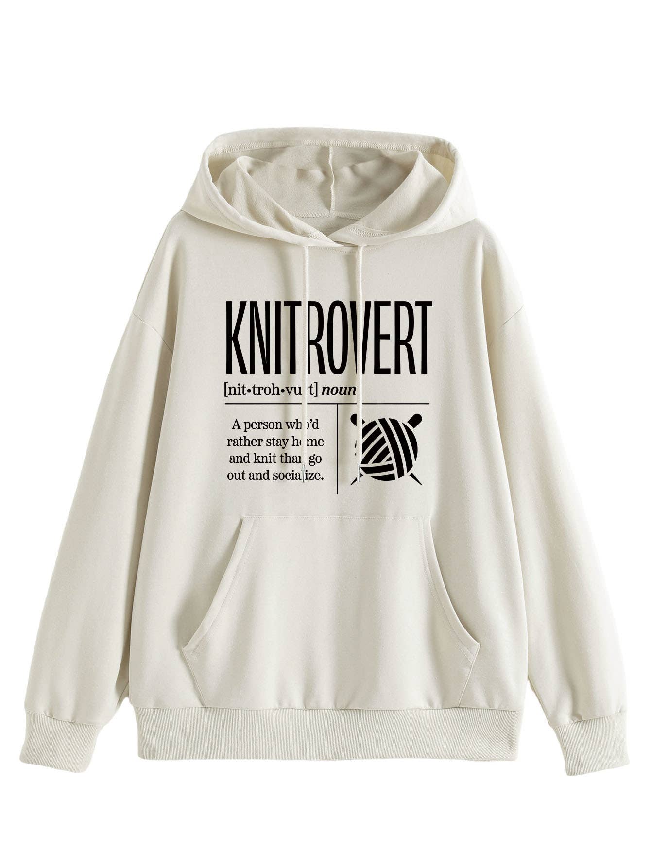 Comfort ladies KNITROVERT NIT hoodie