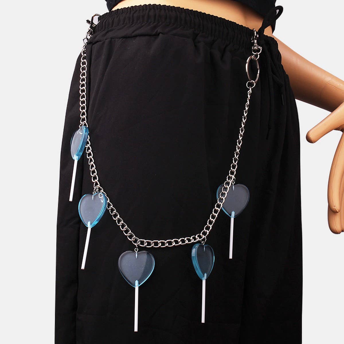 COLORED LOLLIPOP PENDANT PANTS CHAIN