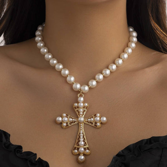 FASHIONABLE MULTI-LAYER ALLOY CLAVICLE CHAIN