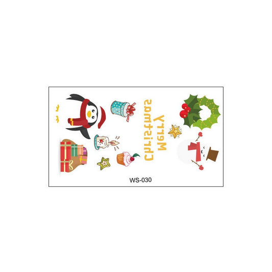Christmas Candle Tattoos for Kids & Parties