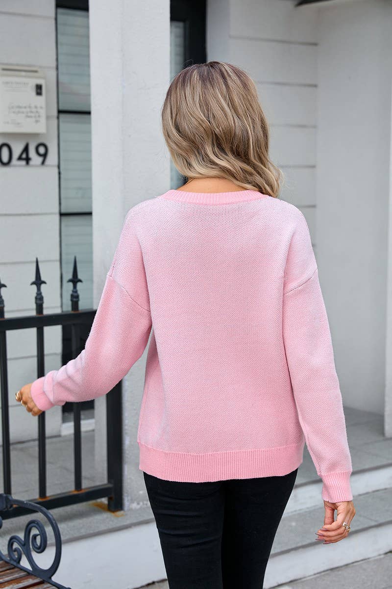 CWOSWL3101_BOW COLORBLOCK PULLOVER SWEATER