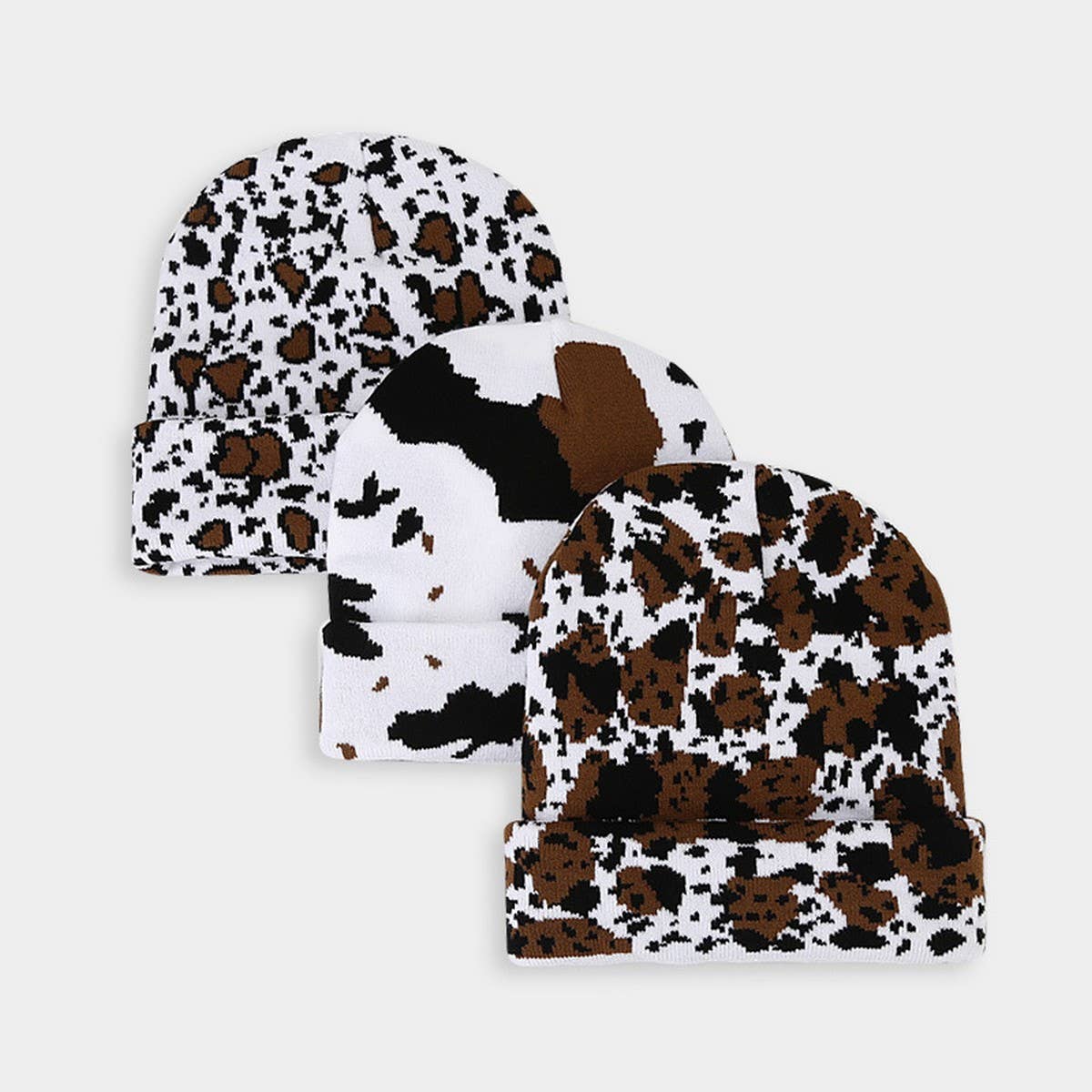 KOREAN STYLE EMBROIDERED LETTER KNITTED HAT_CWAH2119