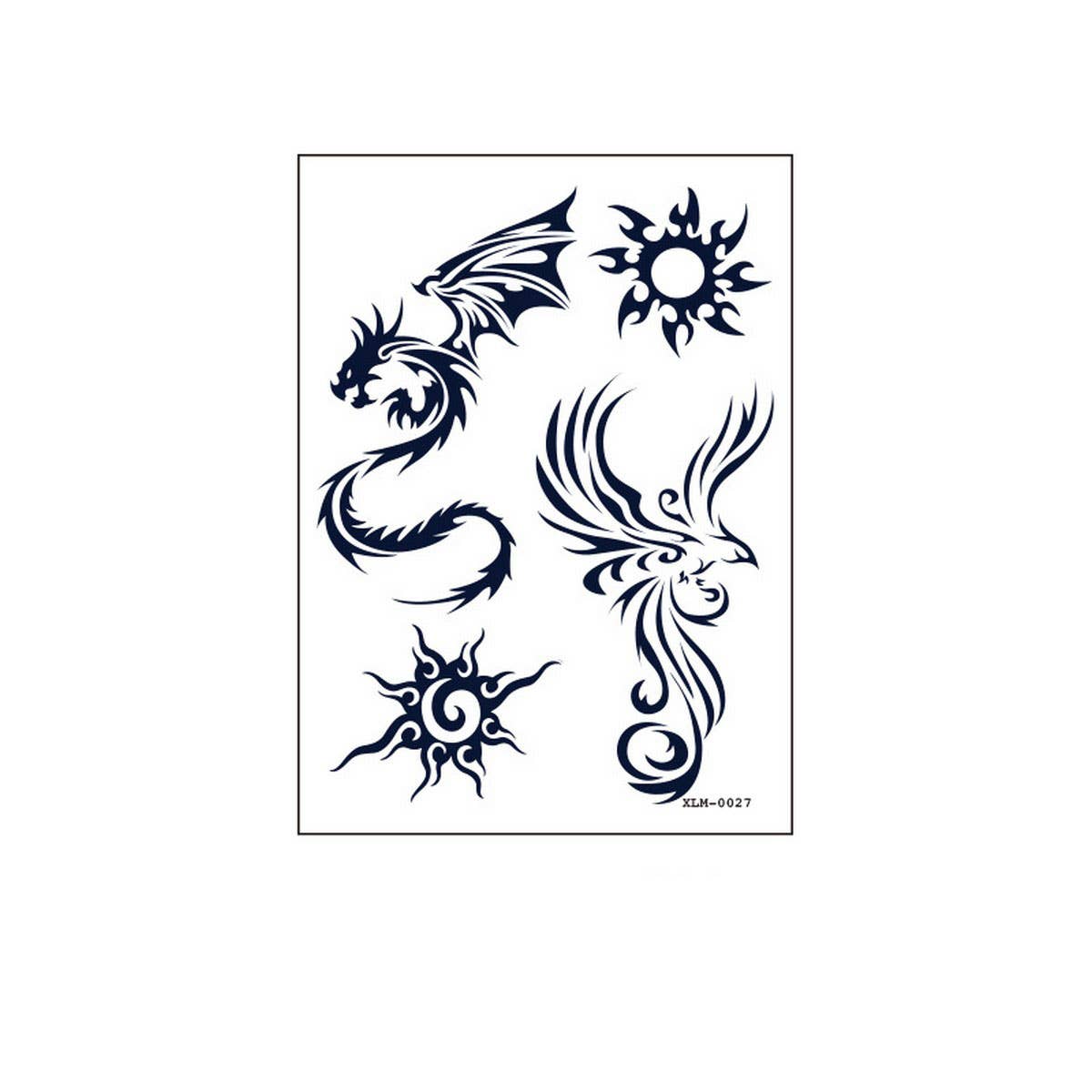 Gardenia Blue Juice Tattoo Stickers Waterproof